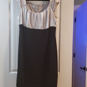 Champagne/ silver dress